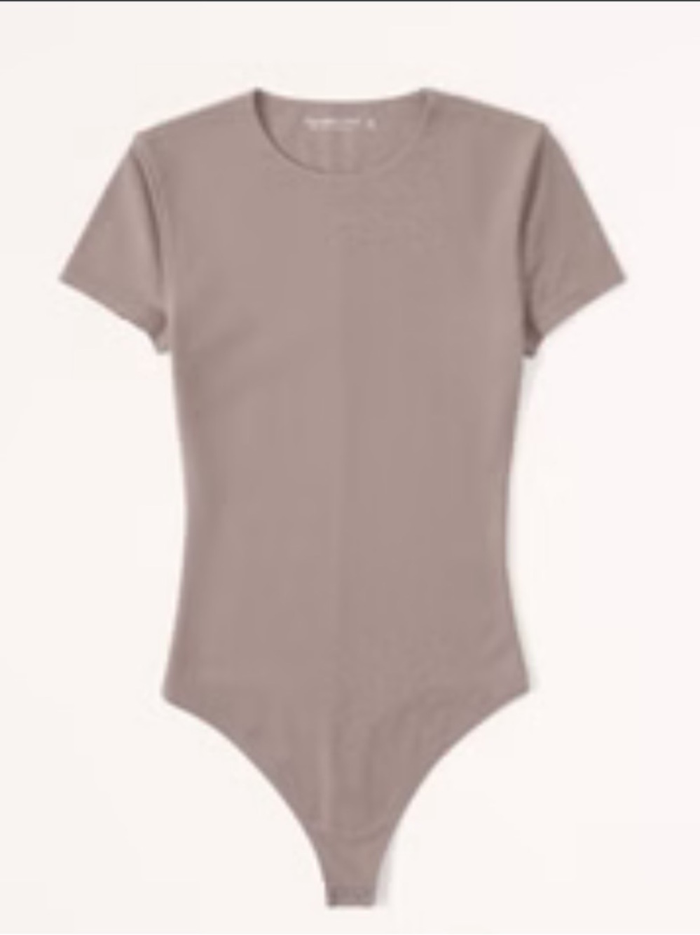 Abercrombie Short Sleeve Cotton Seamless Fabric Crew Bodysuit